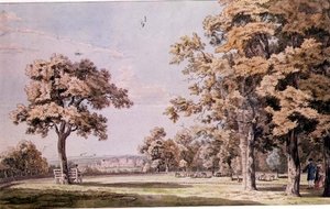 Windsori kastély: a Great Parkból alkotó: Paul Sandby
