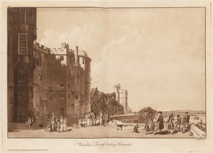 Windsor Terrass nyugatra néz alkotó: Paul Sandby