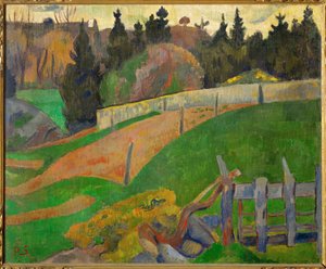 La barriere (festmény, vászon) alkotó: Paul Serusier