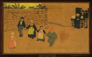 Bretonisches Paneel mit Kindern alkotó: Paul Sérusier