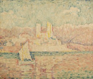 Antibes reggel, 1919 alkotó: Paul Signac