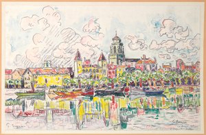 Ciboure, Saint-Jean-de-Luz, 1920 alkotó: Paul Signac