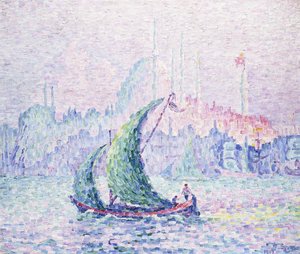 Cote d"Or, The Suleimanie, Konstantinápoly, 1907 alkotó: Paul Signac