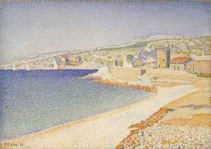 Der Pier in Cassis, Opus 198. 1889 alkotó: Paul Signac