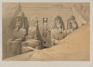 Egyiptom és Núbia, II. kötet: Aboo Simbel Nagy Templom homlokzata, Núbia alkotó: Paul Signac
