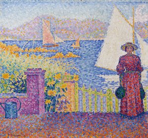 Saint-Tropez kapuja. alkotó: Paul Signac