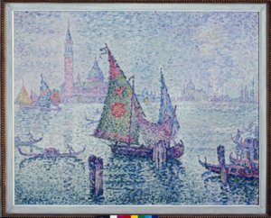 A zöld vitorla, Velence alkotó: Paul Signac