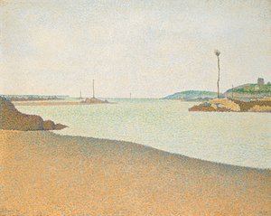 Beacons, Saint-Briac, 1890 alkotó: Paul Signac