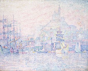 Marseille, A jó anya, Reggeli köd, 1907 alkotó: Paul Signac
