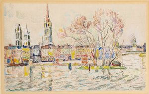 Rouen, 1924 alkotó: Paul Signac