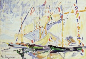 Saint Tropez. Művész: PAUL SIGNAC. Múzeum: GALERIA COURTAULD / LONDRES / G. BRETAÑA alkotó: Paul Signac