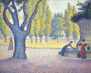 A Fountain des Lices St, 1895 alkotó: Paul Signac