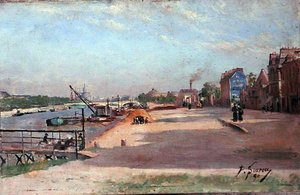 Quai de la Rapee, Párizs alkotó: Paul Sourou