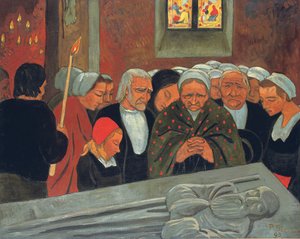Szent Herbot iránti áhítat vagy A kegyelem; Szent Herbot áhítata alkotó: Paul Sérusier