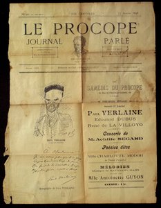 Journal du Procope, párizsi kávézó