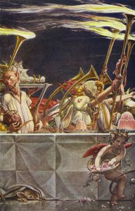 William Shakespeare: The Tempest, III. felvonás, 3. jelenet (színes litó)
