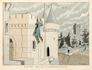 Illusztráció Theodore Cahu "" Jeanne d