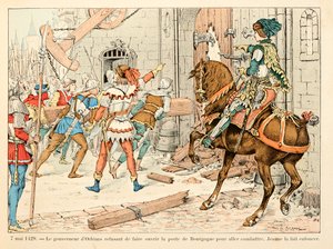 Illusztráció Theodore Cahu "" Jeanne d