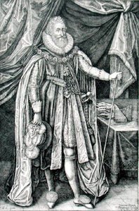 Ludovick Stuart, Richmond és Lennox hercege (1574-1624), vésette Joannes Barra (1581-1634) alkotó: William Walcutt
