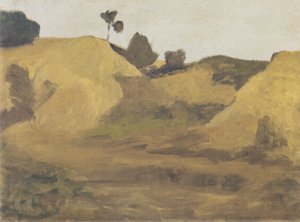 Landschaft am Weyerberg alkotó: Paula Modersohn-Becker