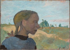 Egy lány portréja alkotó: Paula Modersohn-Becker