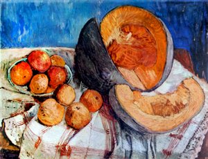 Csendélet dinnyével 1905 (festmény) alkotó: Paula Modersohn-Becker