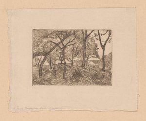 erdő kilátás alkotó: Paula Modersohn Becker (signed by artist)