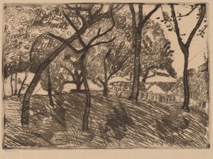 Táj a fákkal alkotó: Paula Modersohn Becker