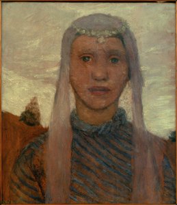 Lány fátyollal alkotó: Paula Modersohn Becker