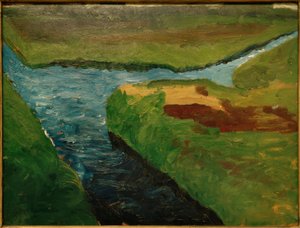 Moorgraben alkotó: Paula Modersohn Becker