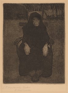 Ülő öregasszony alkotó: Paula Modersohn Becker