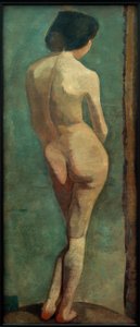 Álló női akt hátulról alkotó: Paula Modersohn Becker