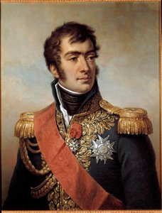 Auguste Frederic Louis (Auguste-Frederic-Louis) Viesse de Marmont-ról, Raguse Marechal birodalmi hercegéről 1809-ben (1774-1852) – egyenruhában, a helyreállítás alatti Becsületlégió emléktáblájával. Paulin Jean-Baptiste festménye