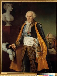 Pierre Simon, Marquis de Laplace (La Place) portréja (1745-1827) Paulin Guerin csillagász festménye (1783-1855) 19. század V. 1,46 x 1,13 m