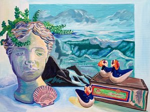 Eklektikus tengeri csendélet alkotó: Pauline Wegman | Key and Sea Creative