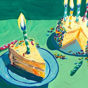 Ünnepi tortaszeletek alkotó: Pauline Wegman | Key and Sea Creative