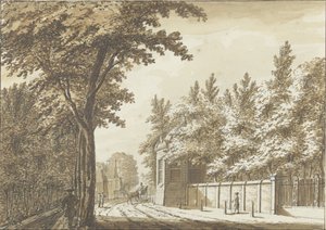 Hofstede Bosch-en-Hoven Haarlem mellett alkotó: Paulus Constantijn la Fargue (attributed to)