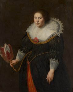 Egy hölgy portréja alkotó: Paulus Moreelse