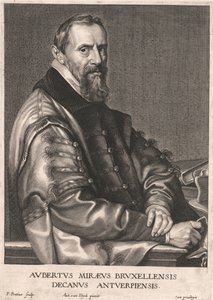 Aubertus Mireus brüsszeli, antwerpeni dékán alkotó: Paulus Pontius