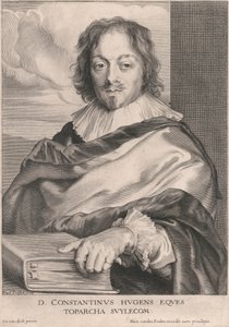 D. Constantinus Hugens Eques, Toparcha Suylecom alkotó: Paulus Pontius