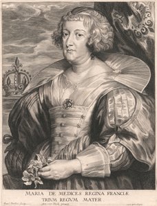 Marie de Medicis, Franciaország királynője, a három királyok anyja alkotó: Paulus Pontius