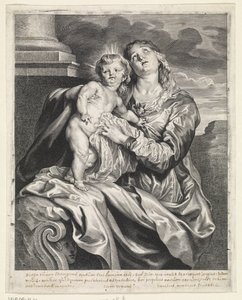 Mária a gyermek Jézussal alkotó: Paulus Pontius