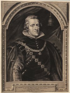 IV. Fülöp spanyol király portréja alkotó: Paulus Pontius