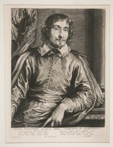Caesar Alexander Scaglia abbé portréja alkotó: Paulus Pontius