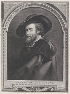 Peter Paul Rubens portréja, 46 éves, 1630., 1630. alkotó: Paulus Pontius