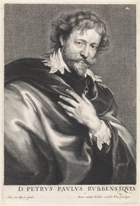 Peter Paul Rubens festő portréja alkotó: Paulus Pontius