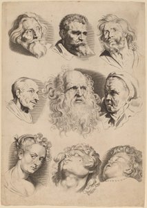Kilenc fej alkotó: Paulus Pontius after Sir Peter Paul Rubens