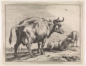 Piszkáló tehén The Bull Book (sorozat címe) alkotó: Paulus Potter