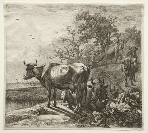 A tehénpásztor. alkotó: Paulus Potter