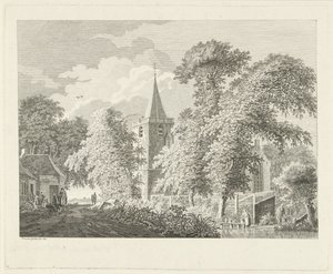 Falukép Maartensdijkben, 1753